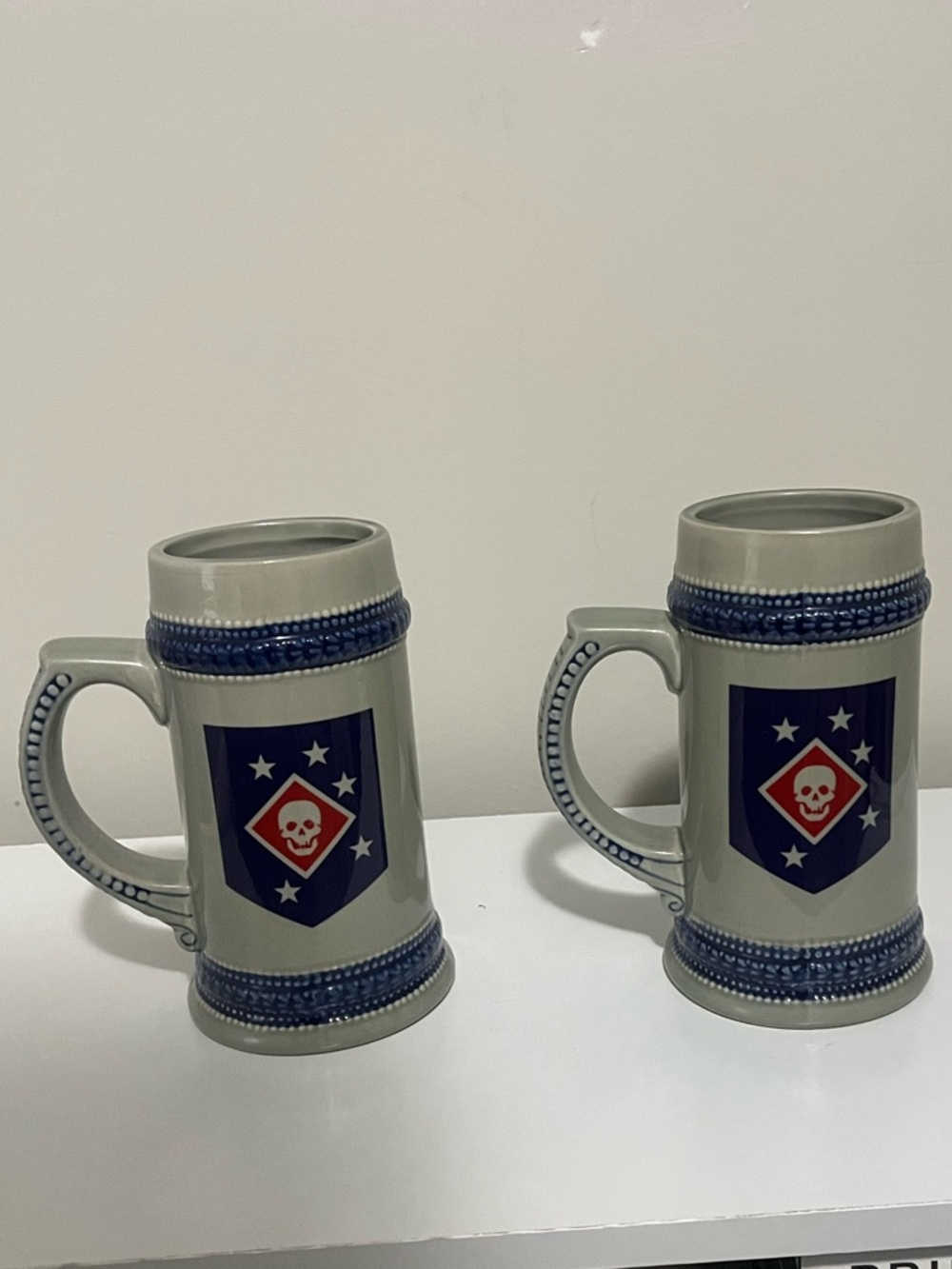 1st Marine Raider Battalion MARSOC Beer Steins - Set of 2
